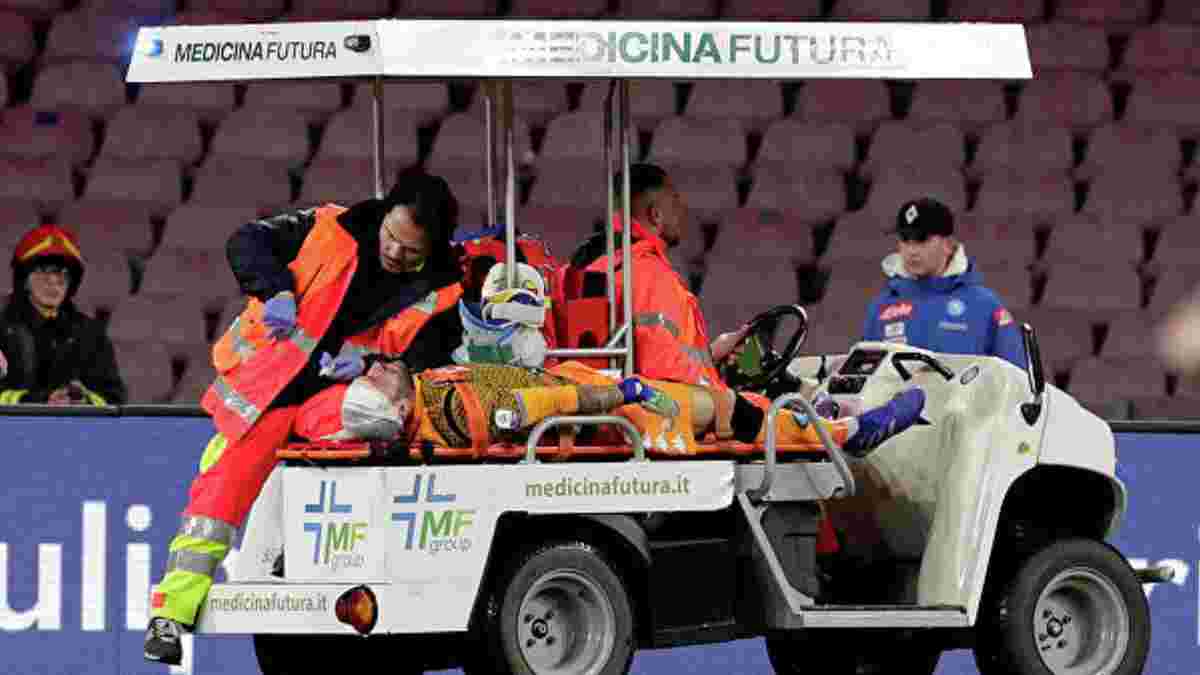 Оспіна був виписаний з лікарні – голкіпер Наполі втратив свідомість під час матчу проти Удінезе