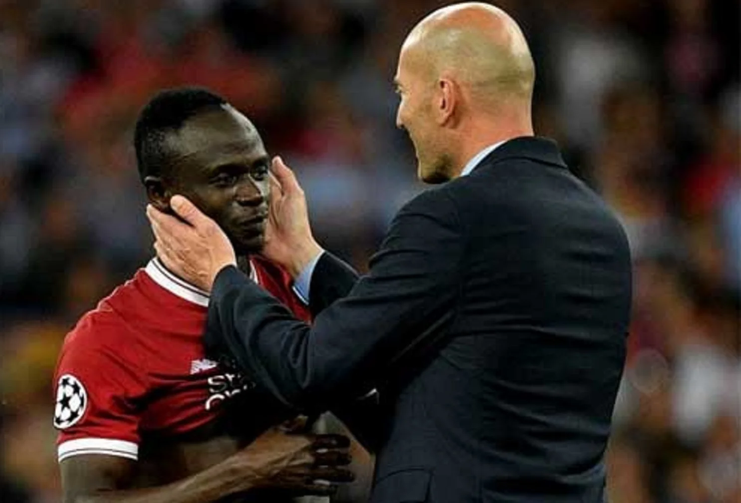 Садьйо Мане та Зінедін Зідан / Фото з відкритих джерел