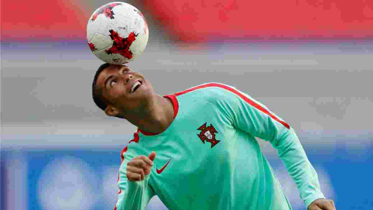 Роналду прибыл в расположение сборной Португалии и провел первую тренировку
