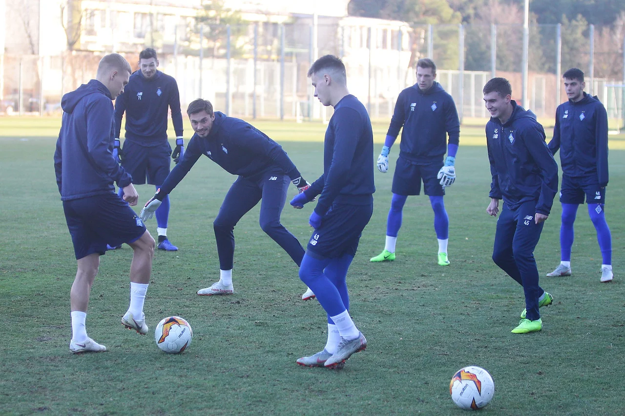 Тренировка динамовцев / ФК Динамо Киев