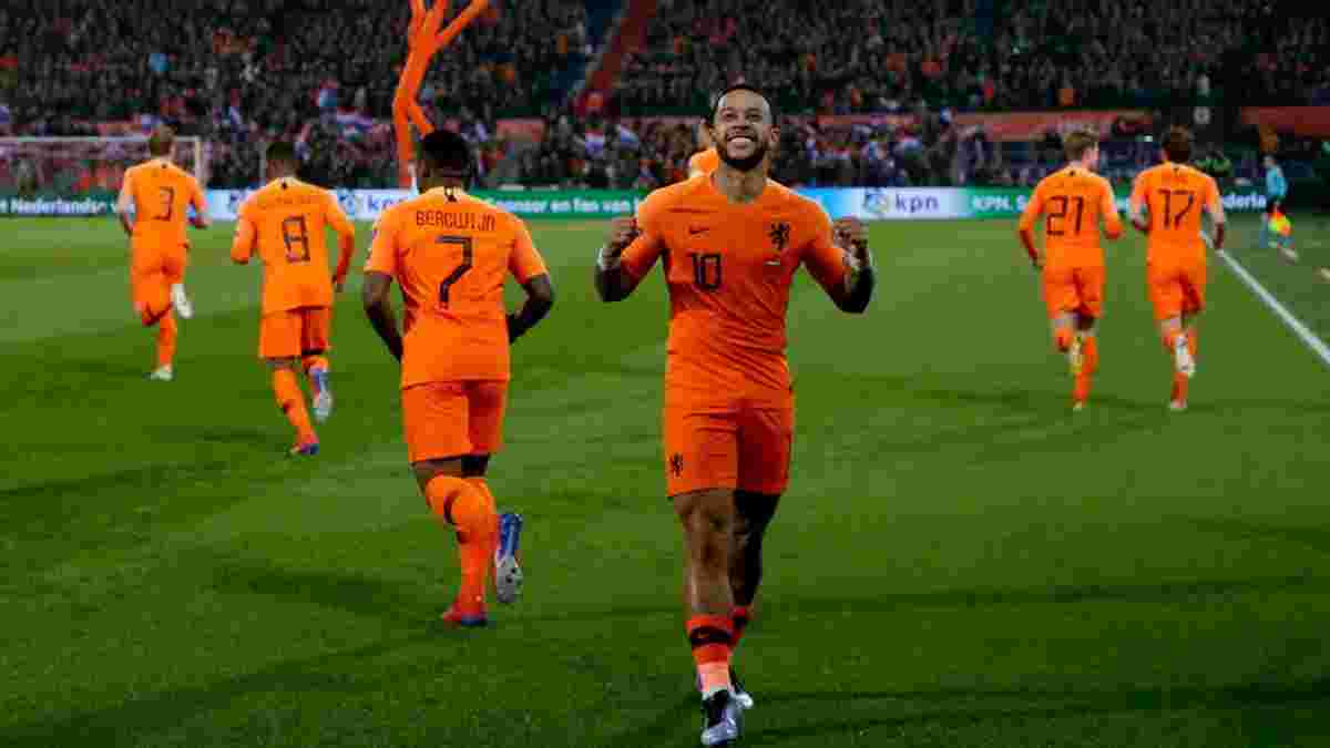 Нидерланды – Беларусь – 4:0 – видео голов и обзор матча
