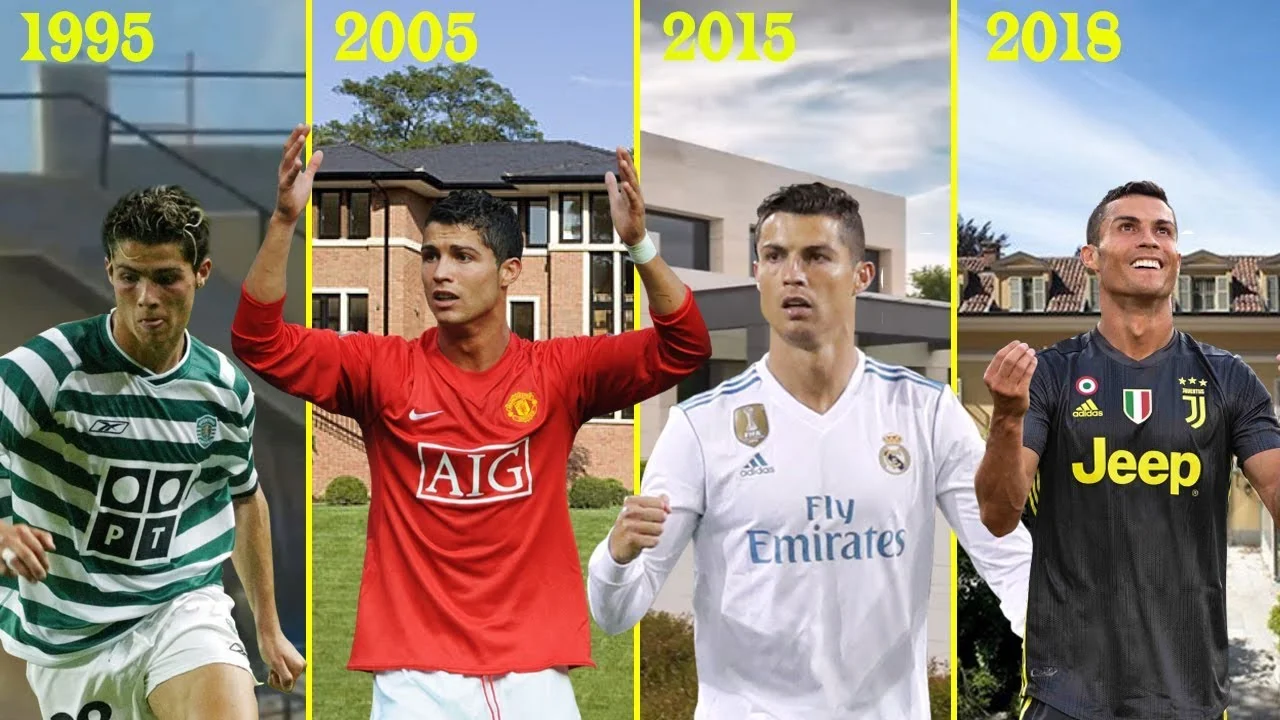 Кріштіану Роналду пограв за Спортінг, Манчестер Юнайтед, Реал і Ювентус