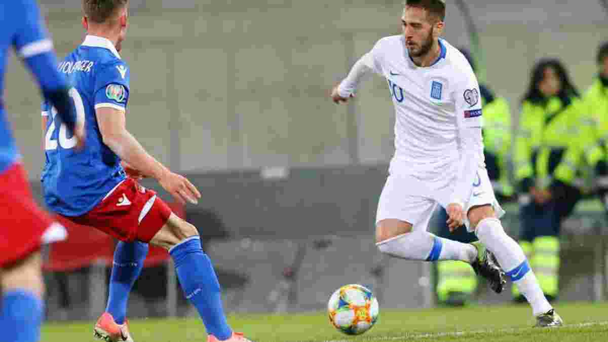 Лихтенштейн –​​​​​​​ Греция –​​​​​​​ 0:2 – видео голов и обзор матча