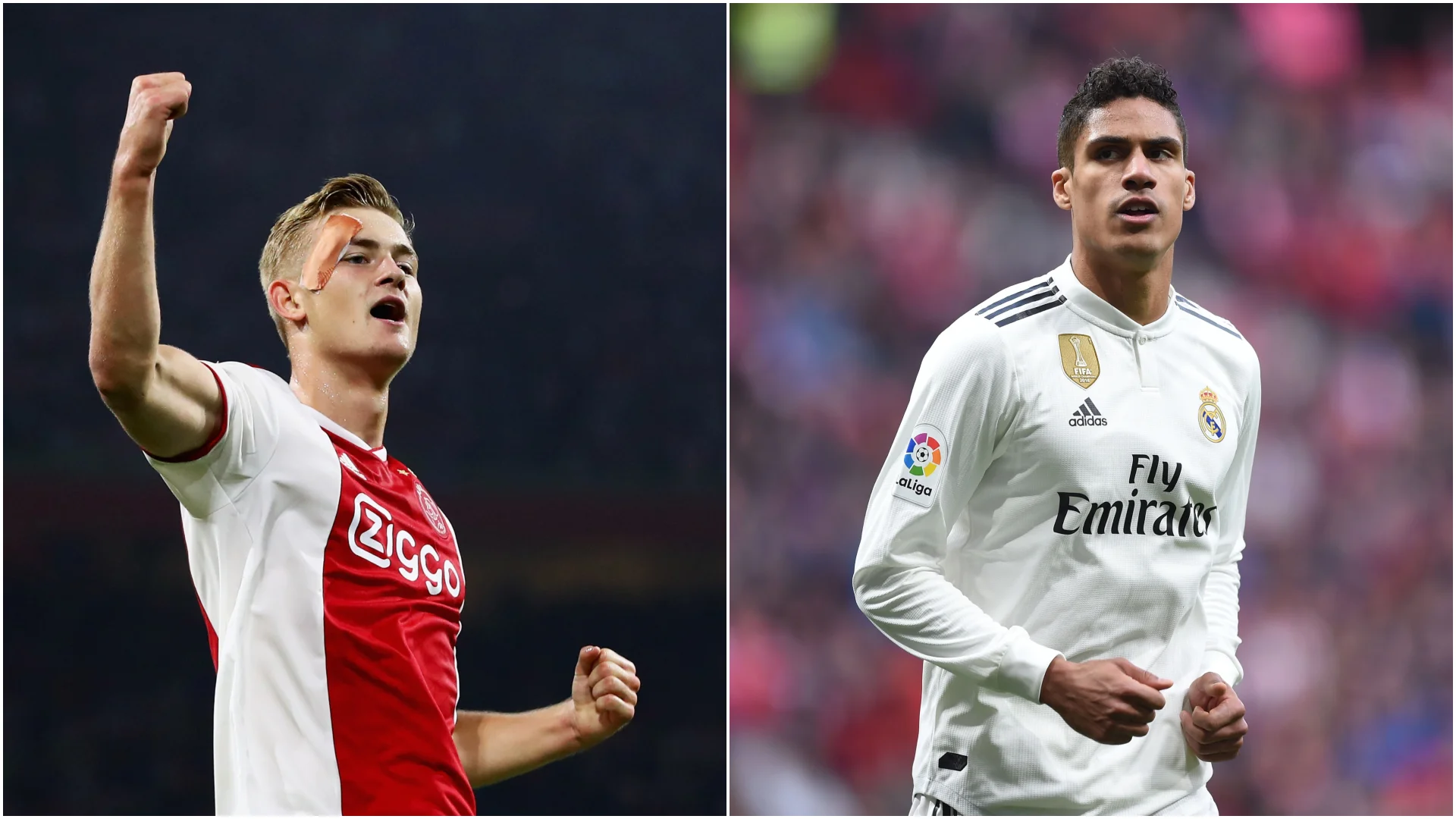 Маттейс Де Лігт та Рафаель Варан / Фотоколаж Goal.com