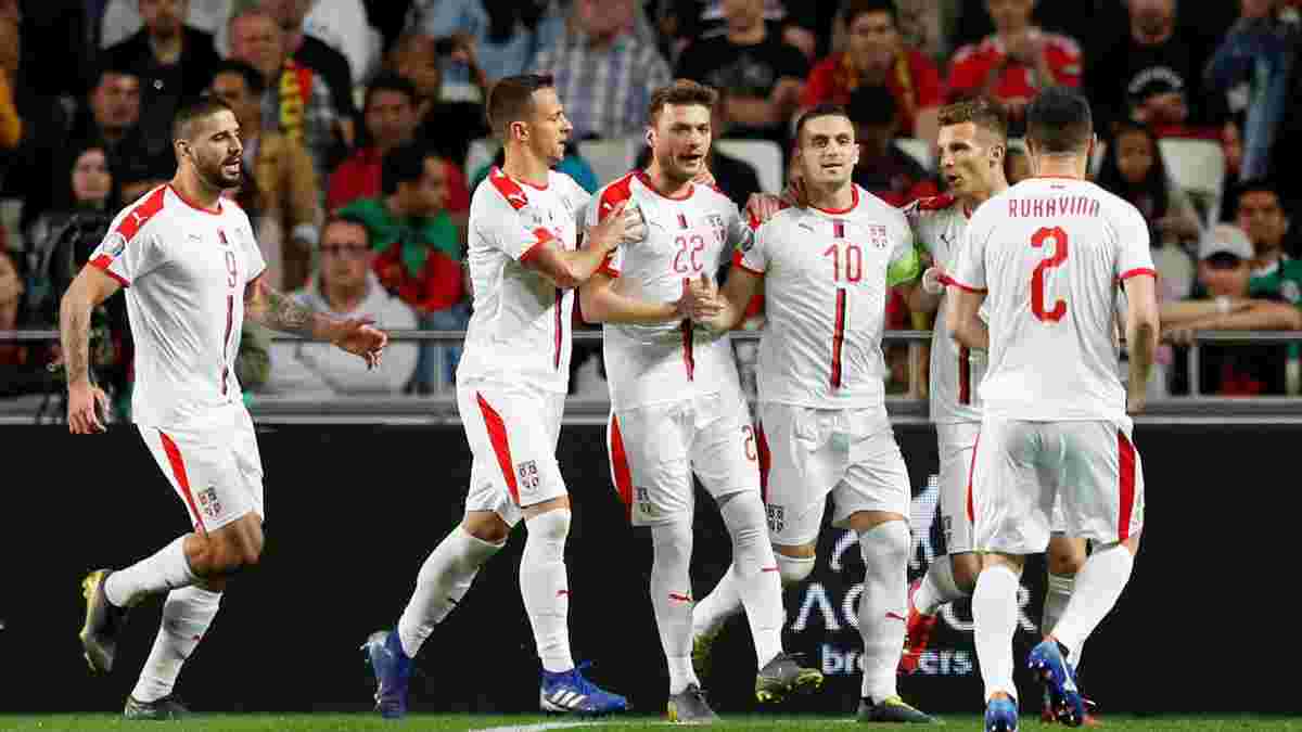 Евро-2020: Португалия не сумела дожать Сербию дома и потеряла Роналду из-за травмы