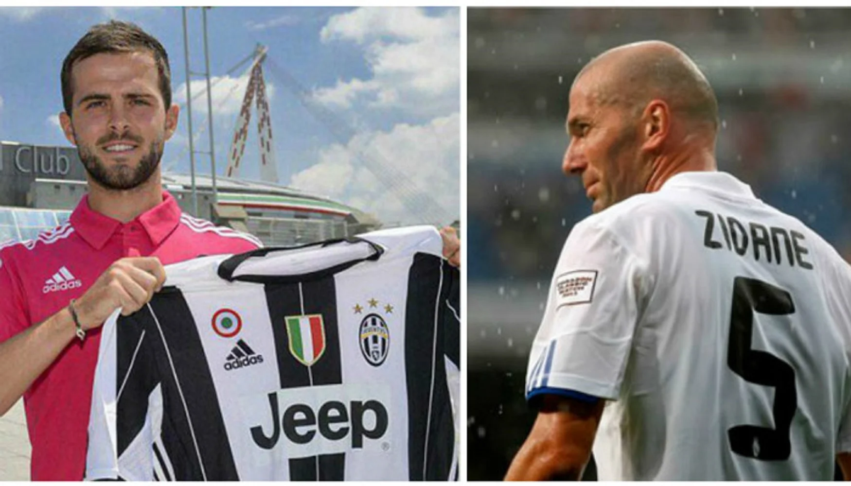 Міралем П'яніч та Зінедін Зідан / Фотоколаж FootTheBall