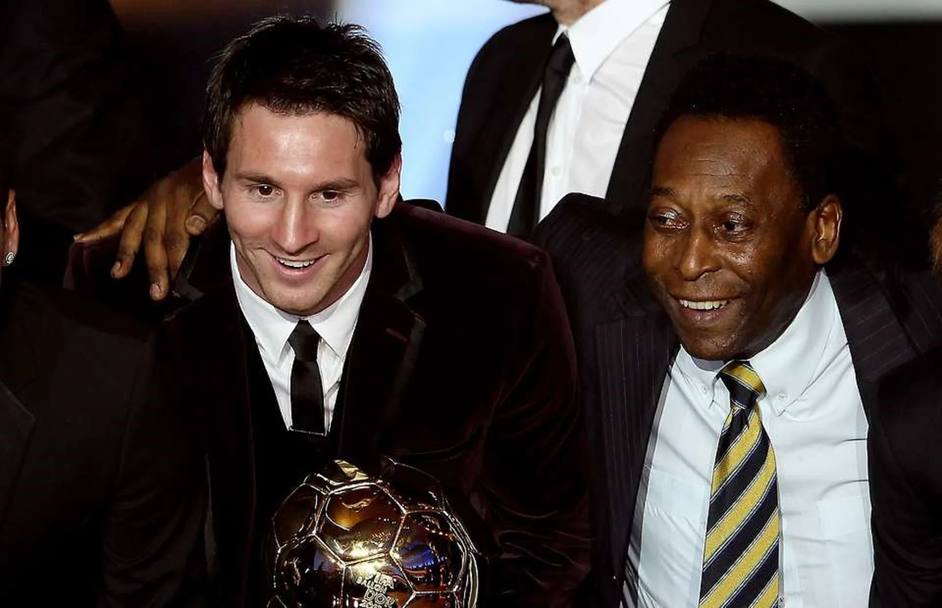 Ліонель Мессі та Пеле / Фото GiveMeSport