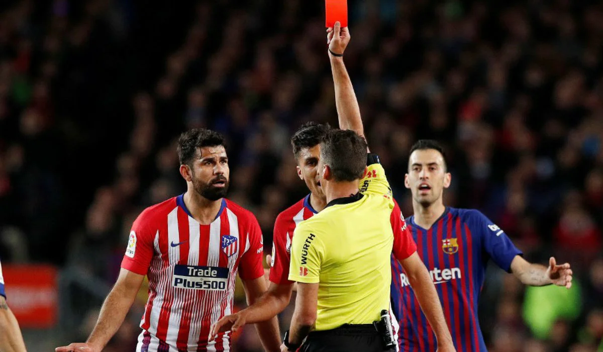 Дієго Коста в матчі з Барселоною