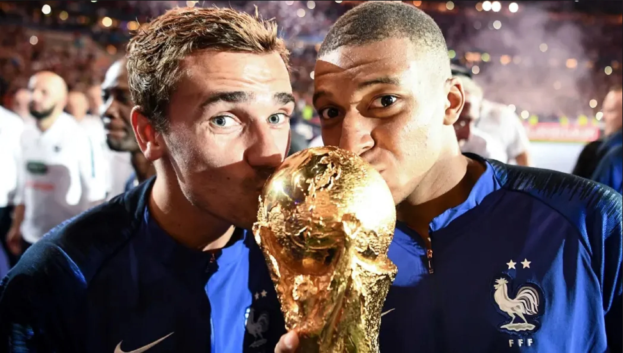 Антуан Гризманн и Килиан Мбаппе / Фото 90Min