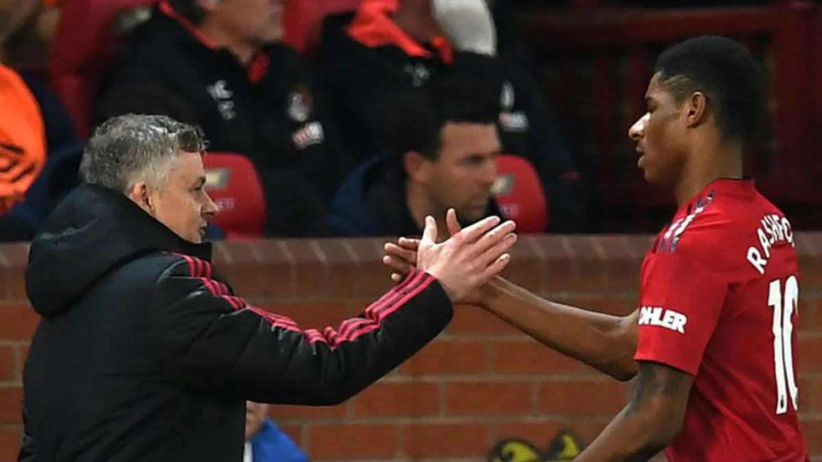 Уле Гуннар Сульшер и Маркус Рашфорд / Sky Sports