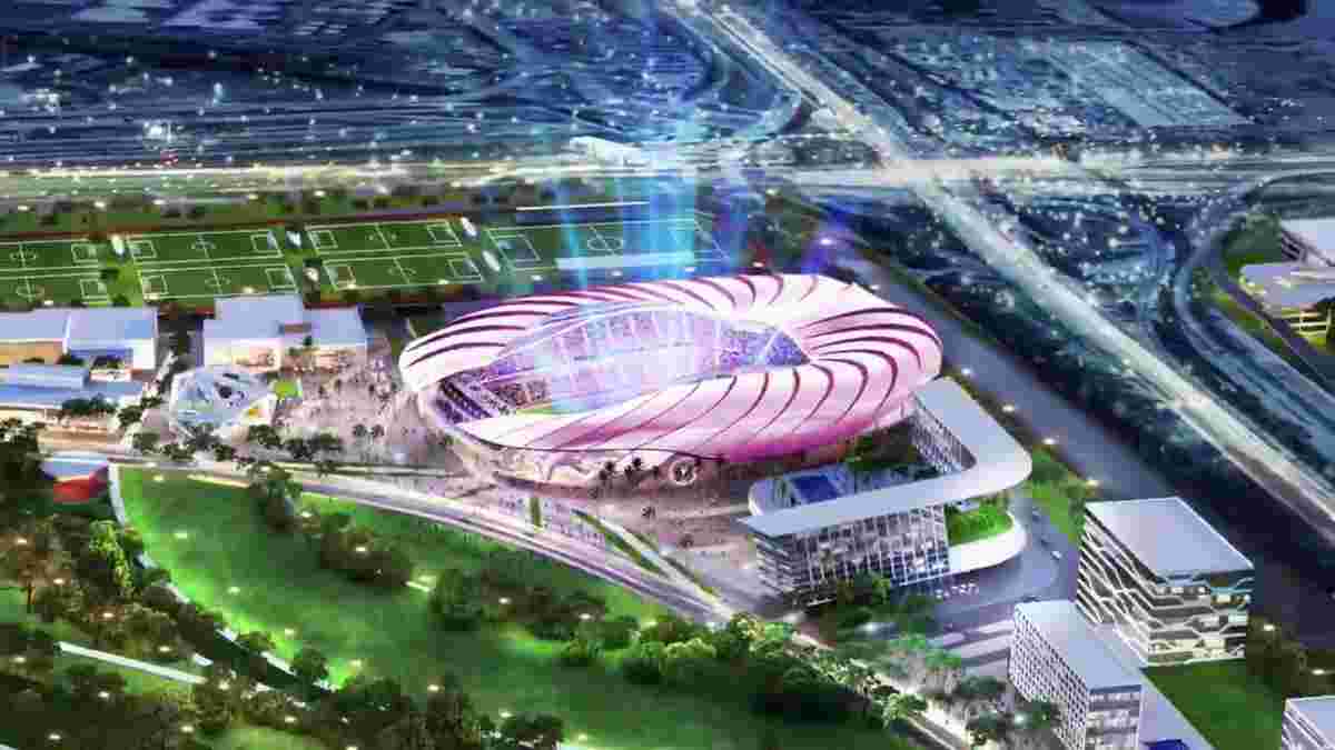Клуб Бекхема показав проект нового стадіону