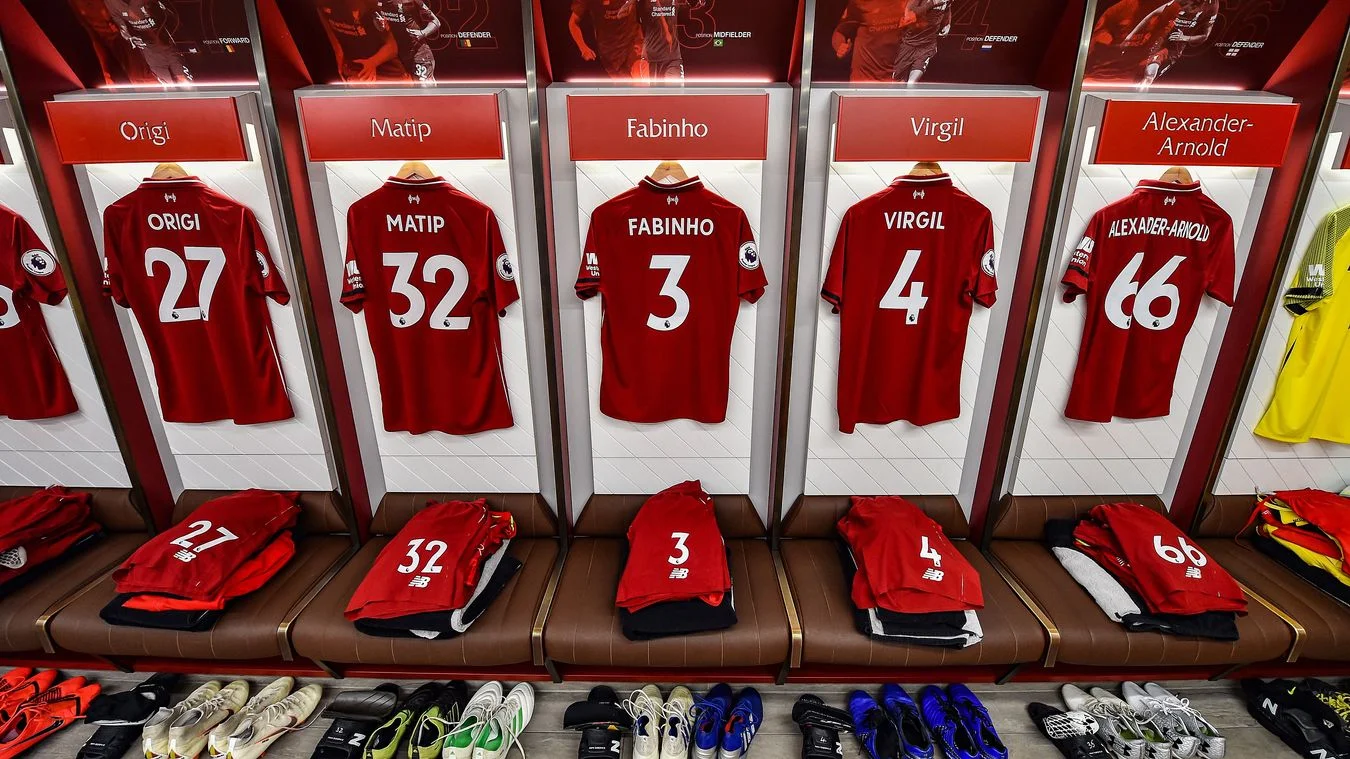 Раздевалка Ливерпуля / официальный сайт АПЛ