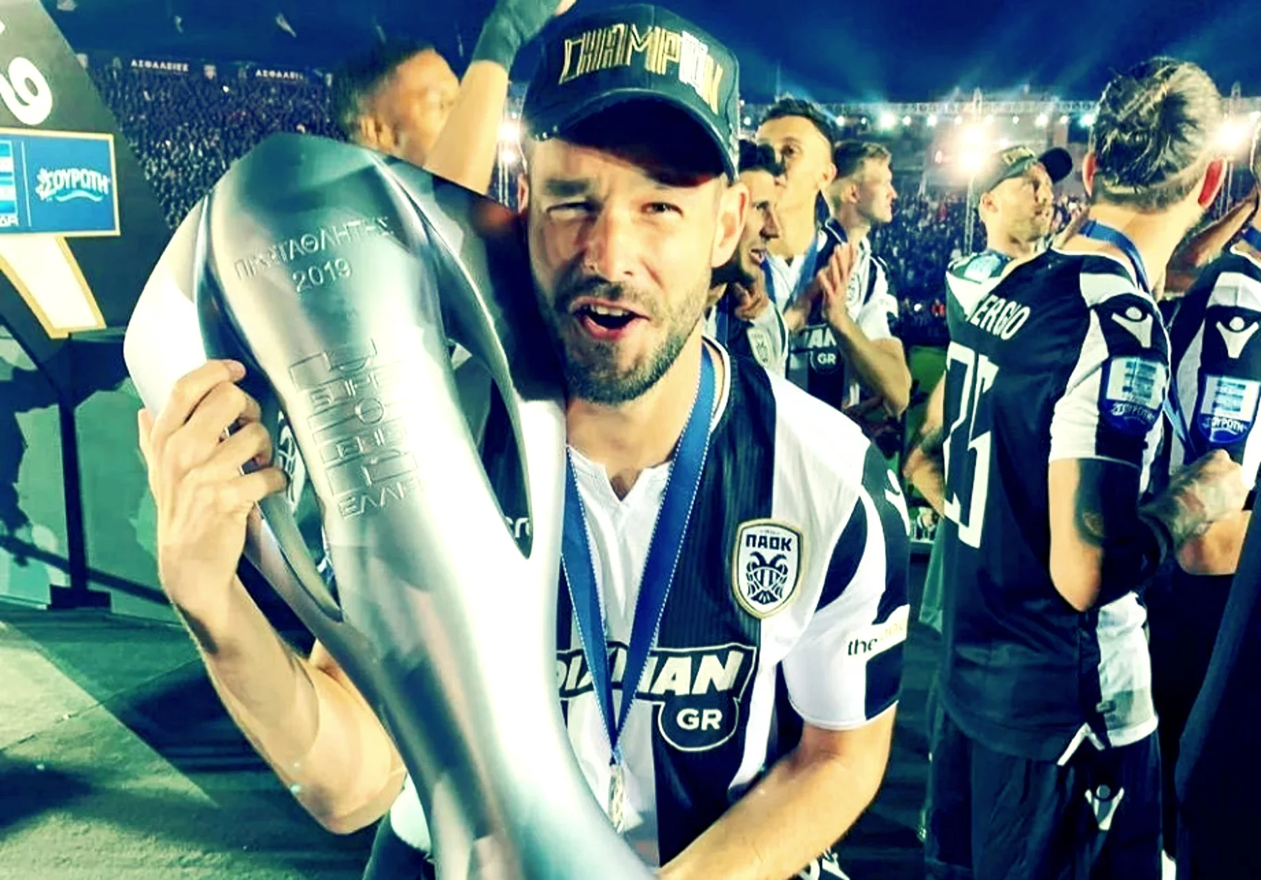 Євген Шахов дублем допоміг ПАОКу достроково стати чемпіоном Греції / Фото ФК ПАОК