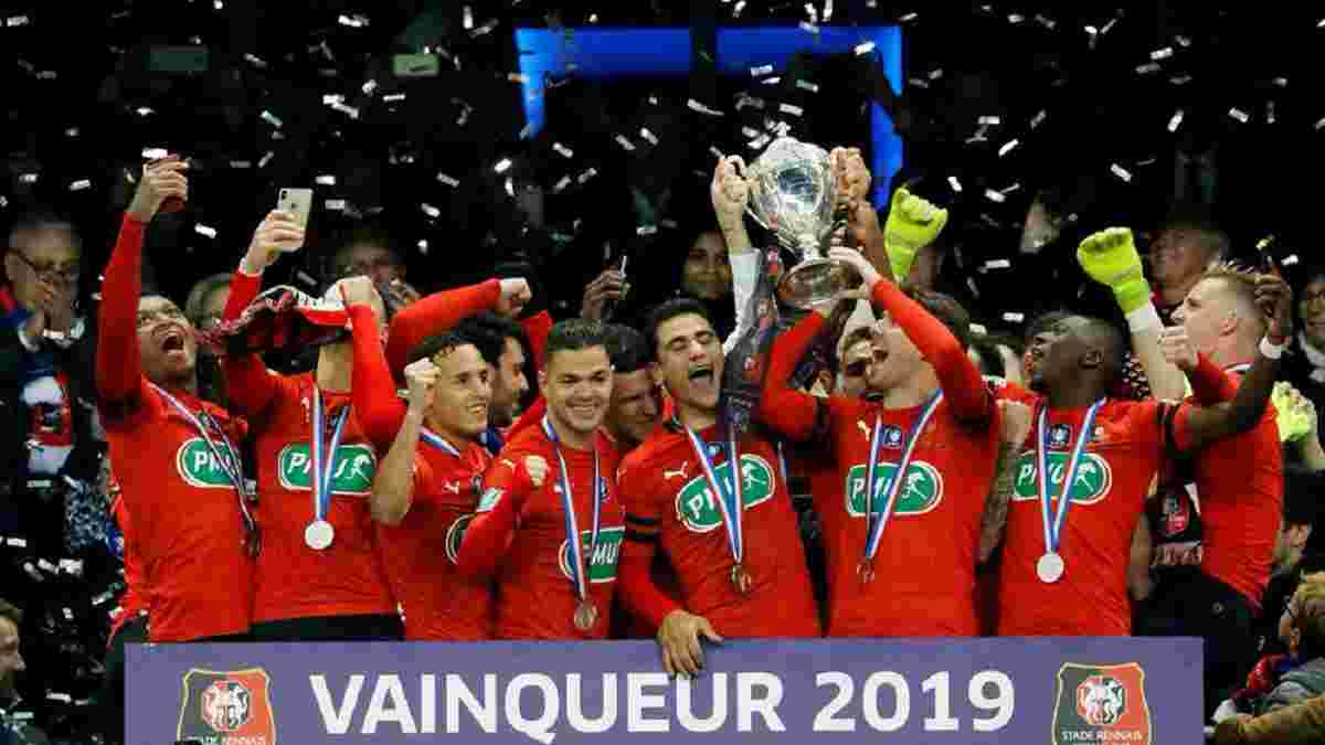 Драматическое поражение ПСЖ в финале Кубка Франции в видеообзоре матча с Ренном