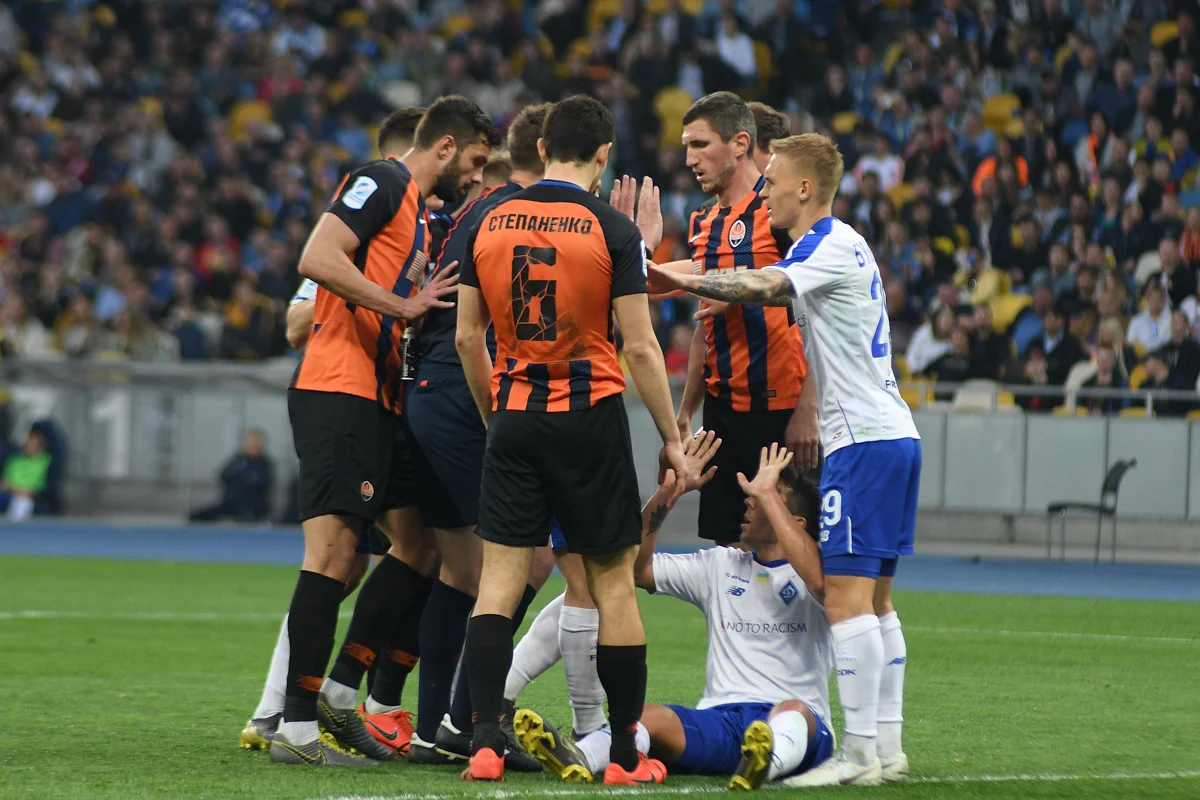 Віталій Буяльський у матчі Динамо – Шахтар 24 квітня 2019