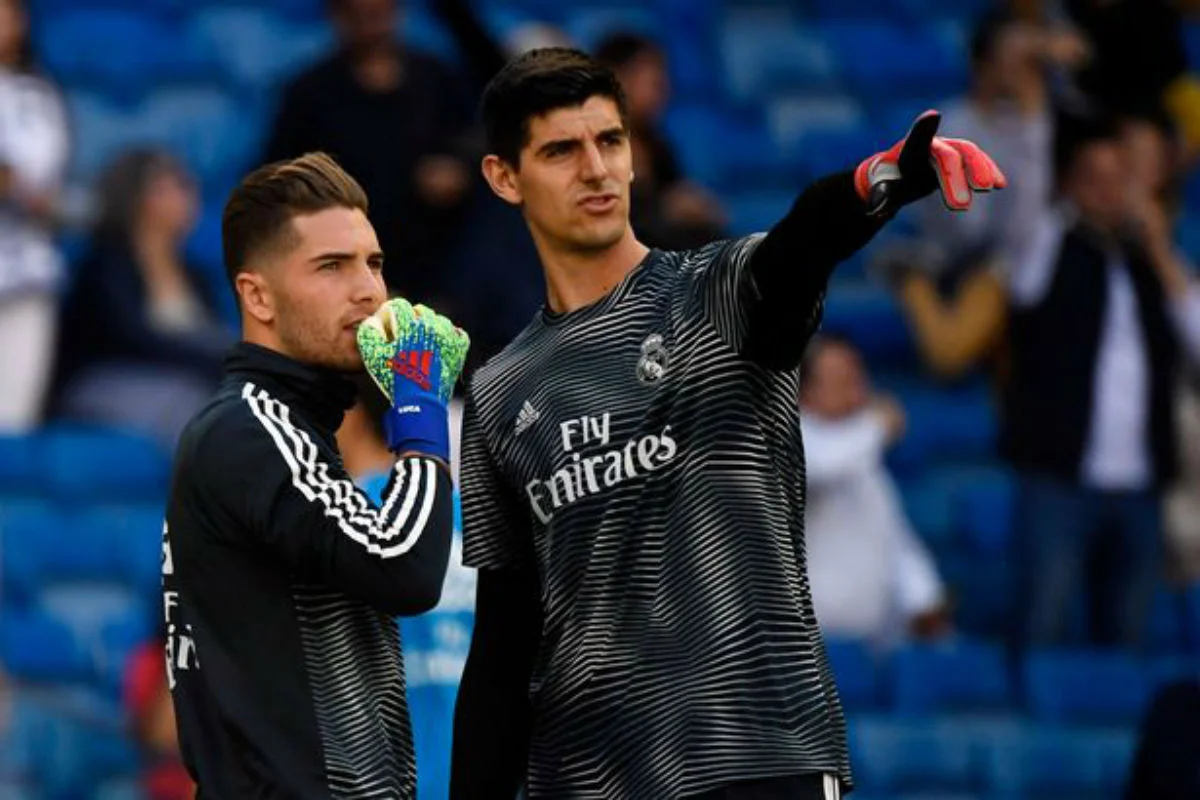 Лука Зидан и Тибо Куртуа / ФК Реал Мадрид