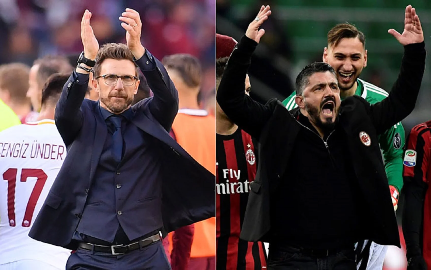 Эйсебио Ди Франческо и Дженнаро Гаттузо / Фотоколлаж Sky Sport