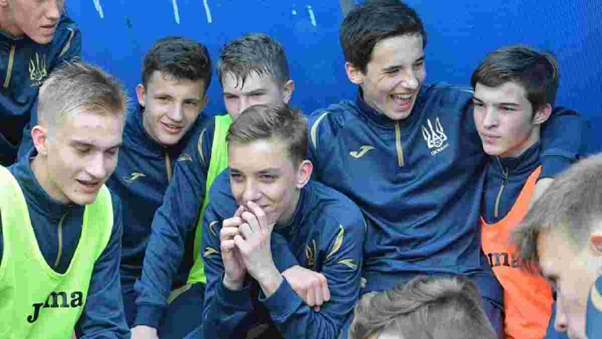 Сборная Украины U-15 начала с победы свои выступления на турнире от УЕФА