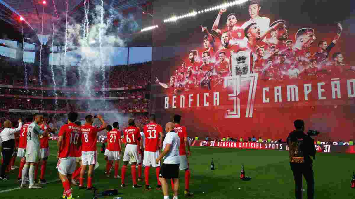 Бенфика выиграла чемпионат Португалии в 37-й раз