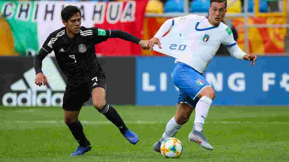 ЧС-2019 U-20: Італія мінімально перемогла Мексику завдяки голу Раньєрі, Сенегал розтрощив Таїті