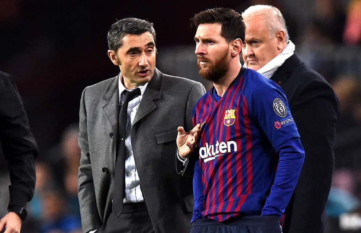 Ернесто Вальверде та Ліонель Мессі / Фото ФК Барселона