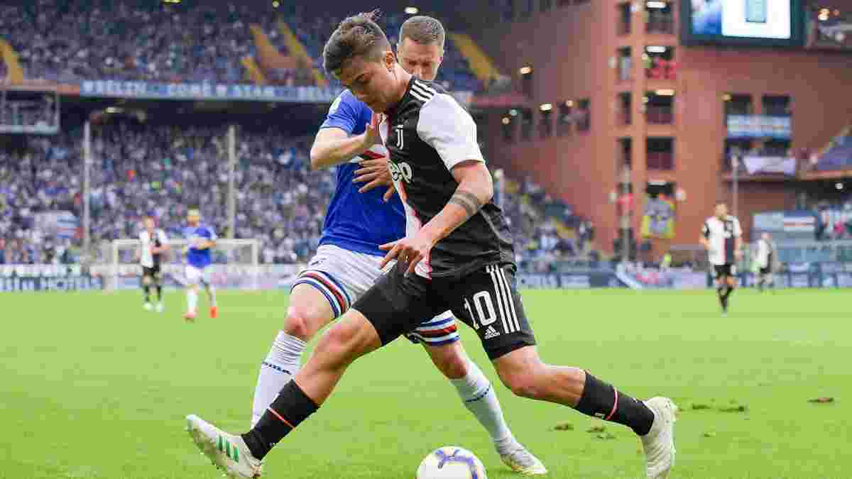 Ювентус в останньому матчі Аллегрі програв Сампдорії – відеоогляд поєдинку – 0:2
