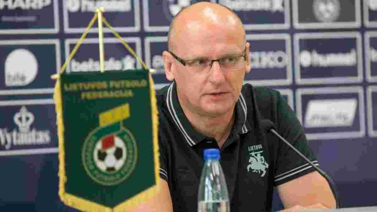 Тренер збірної Литви пояснив головну проблему команди, яка є суперником України у відборі на Євро-2020