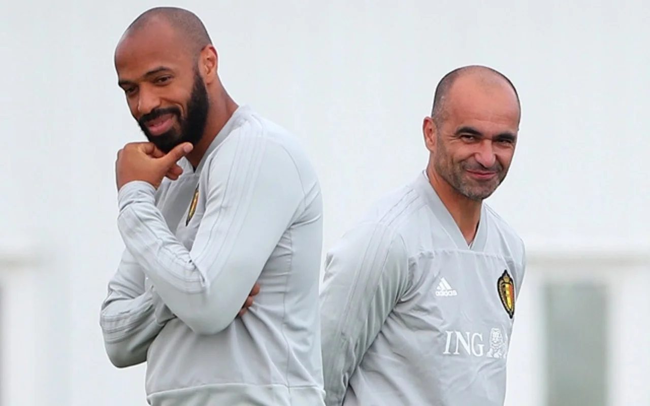 Тьєррі Анрі та Роберто Мартінес / Reuters