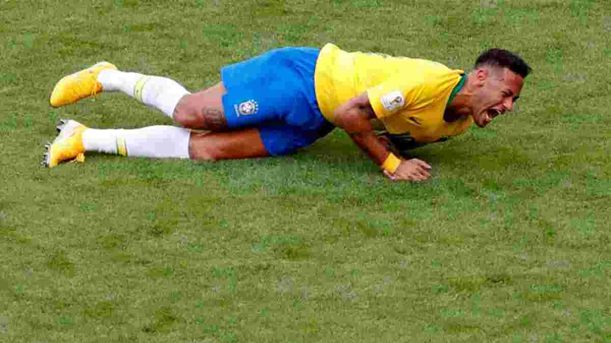 Неймар не зміг завершити тренування збірної Бразилії через проблеми з коліном