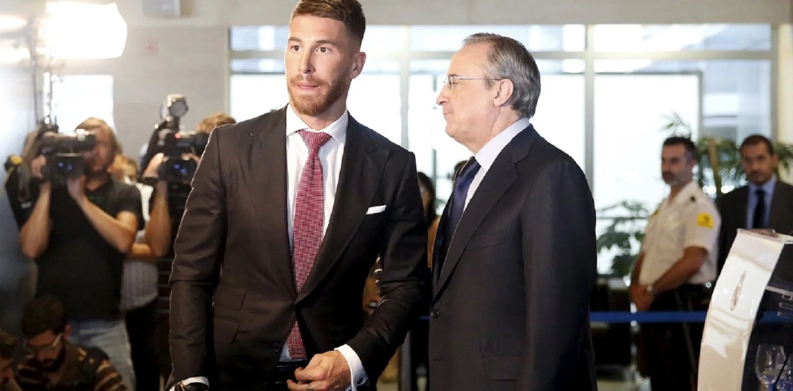 Серхіо Рамос і Флорентіно Перес / Reuters