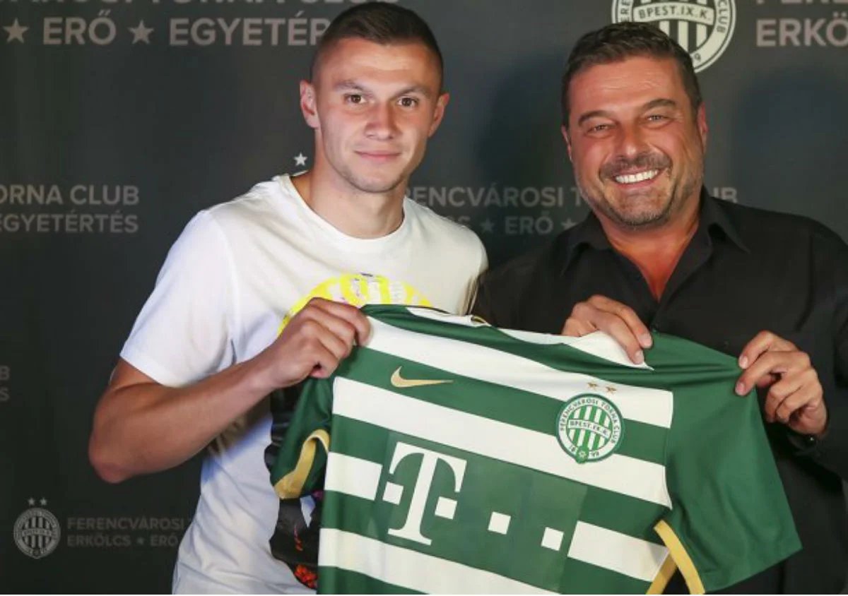 Олександр Зубков (зліва) / ФК Ференцварош