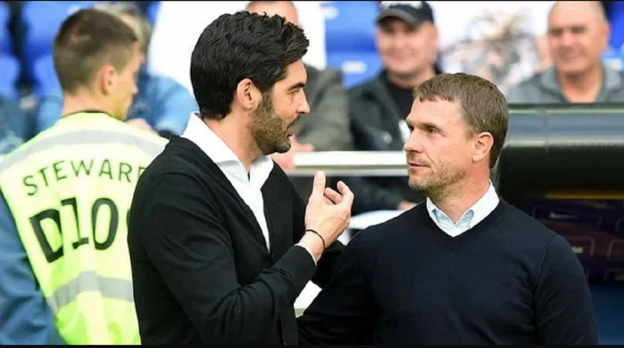 Паулу Фонсека та Сергій Ребров / Шахтар