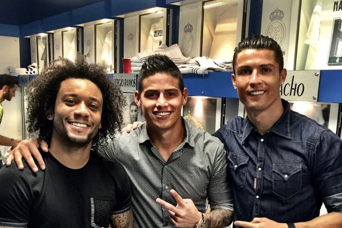 Марсело, Хамес і Роналду / фото із соцмереж