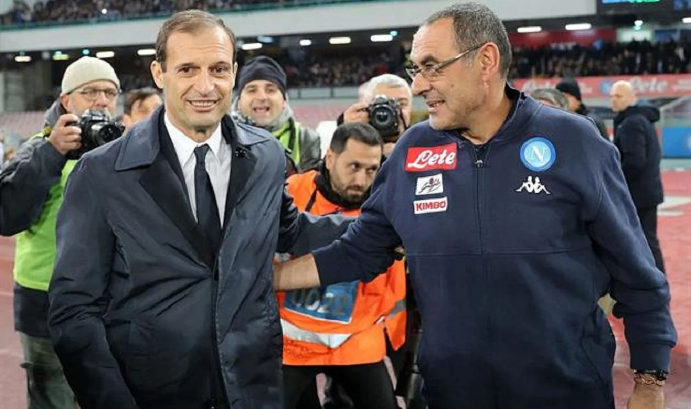 Аллегрі та Саррі за часів протистояння в Серії А / Reuters