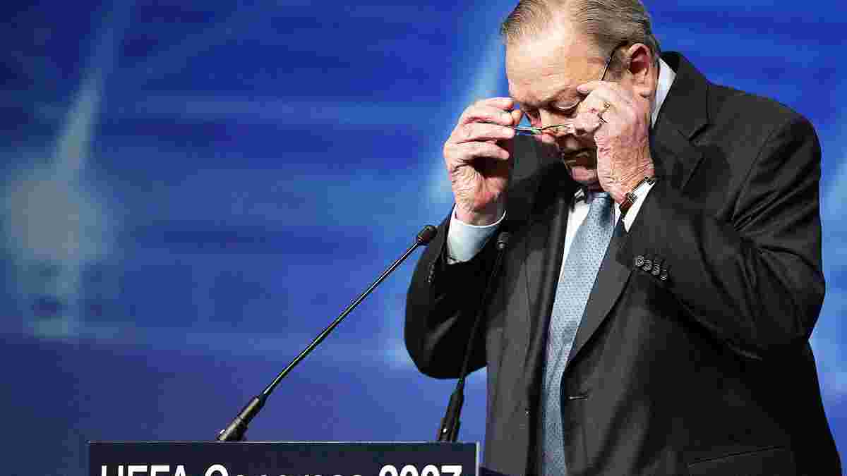 Умер бывший глава УЕФА Леннарт Юханссон