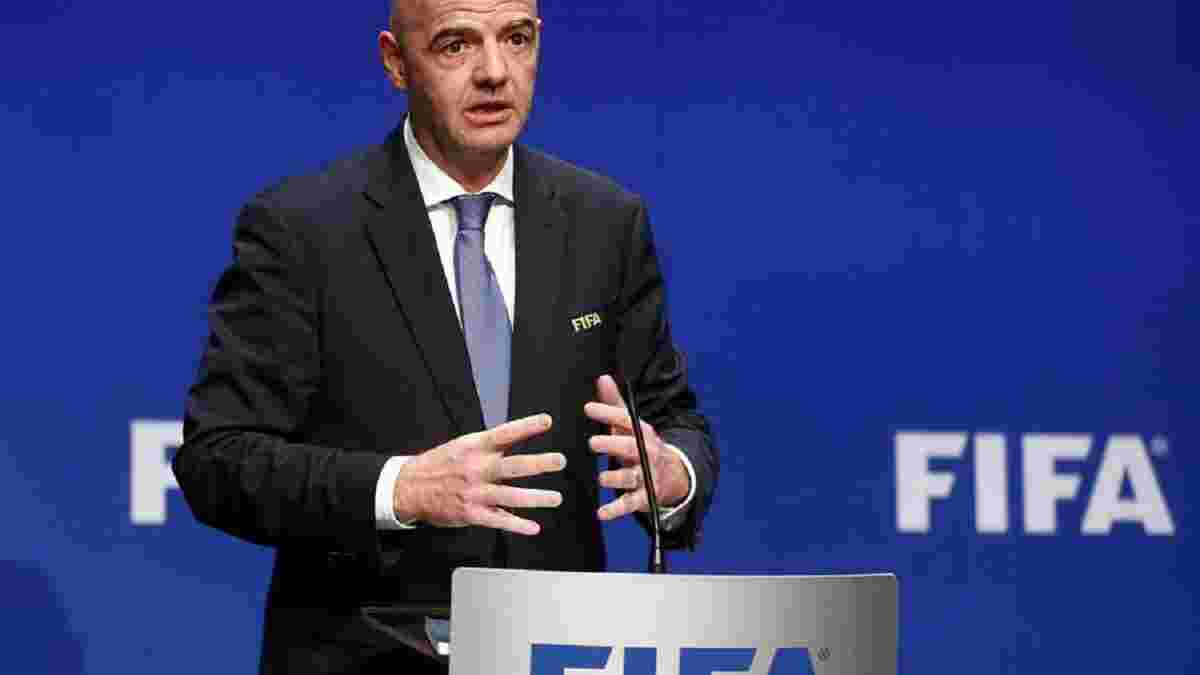 Інфантіно переобрали на посаду голови ФІФА