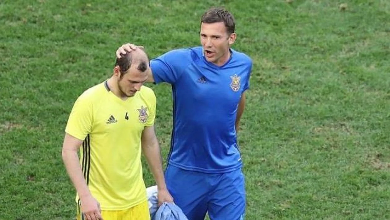 Роман Зозуля та Андрій Шевченко / Фото ФФУ