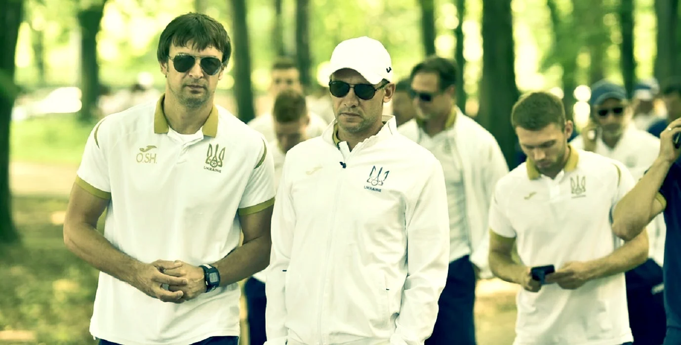 Андрій Шевченко, Олександр Шовковський і Ко / Фото УАФ