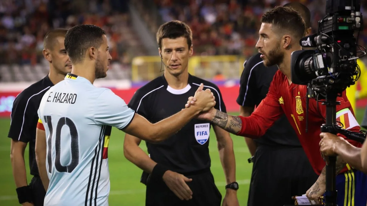 Еден Азар і Серхіо Рамос / фото із соцмереж