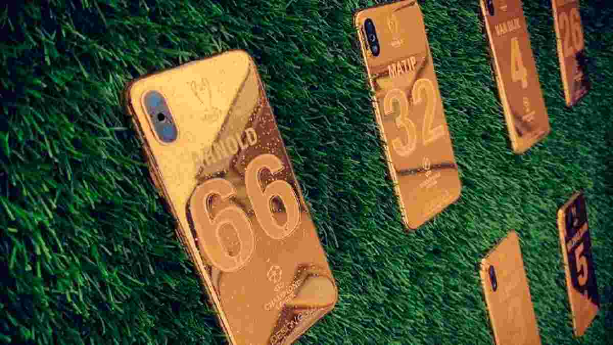 Гравці Ліверпуля отримали розкішні золоті iPhone XS за перемогу в Лізі чемпіонів 