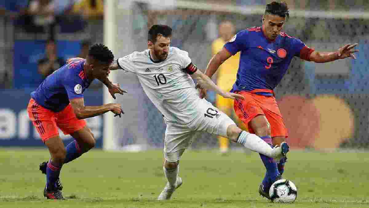 Аргентина несподівано поступилася Колумбії у центральному матчі першого туру Копа Амеріка-2019