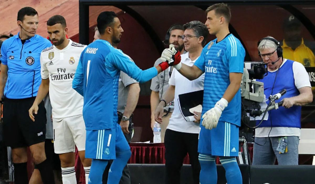 Андрей Лунин и Кейлор Навас / ФК Реал Мадрид