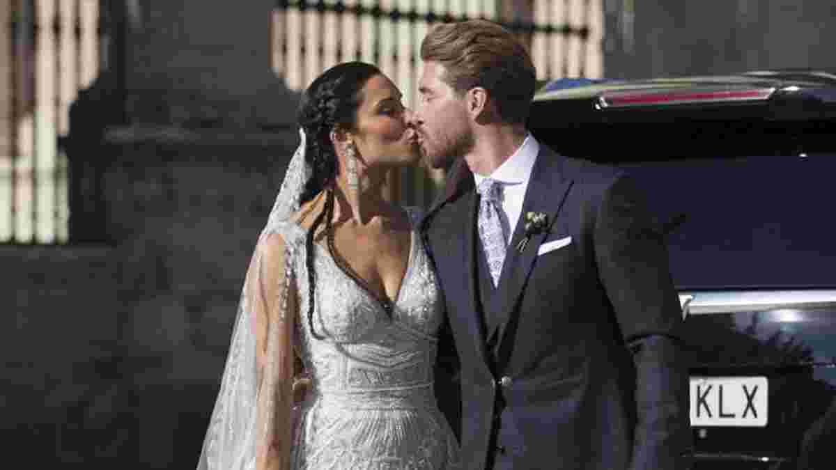Рамос офіційно одружився з Пілар Рубіо – на весіллі побувало чимало зіркових футболістів
