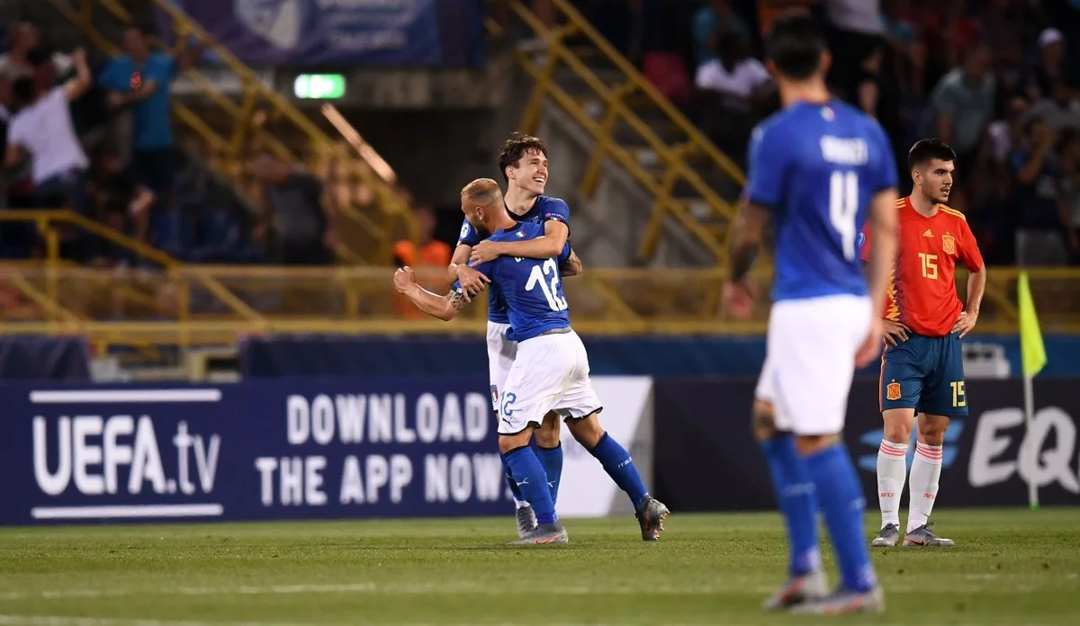 Италия U-21 – Испания U-21 / твиттер