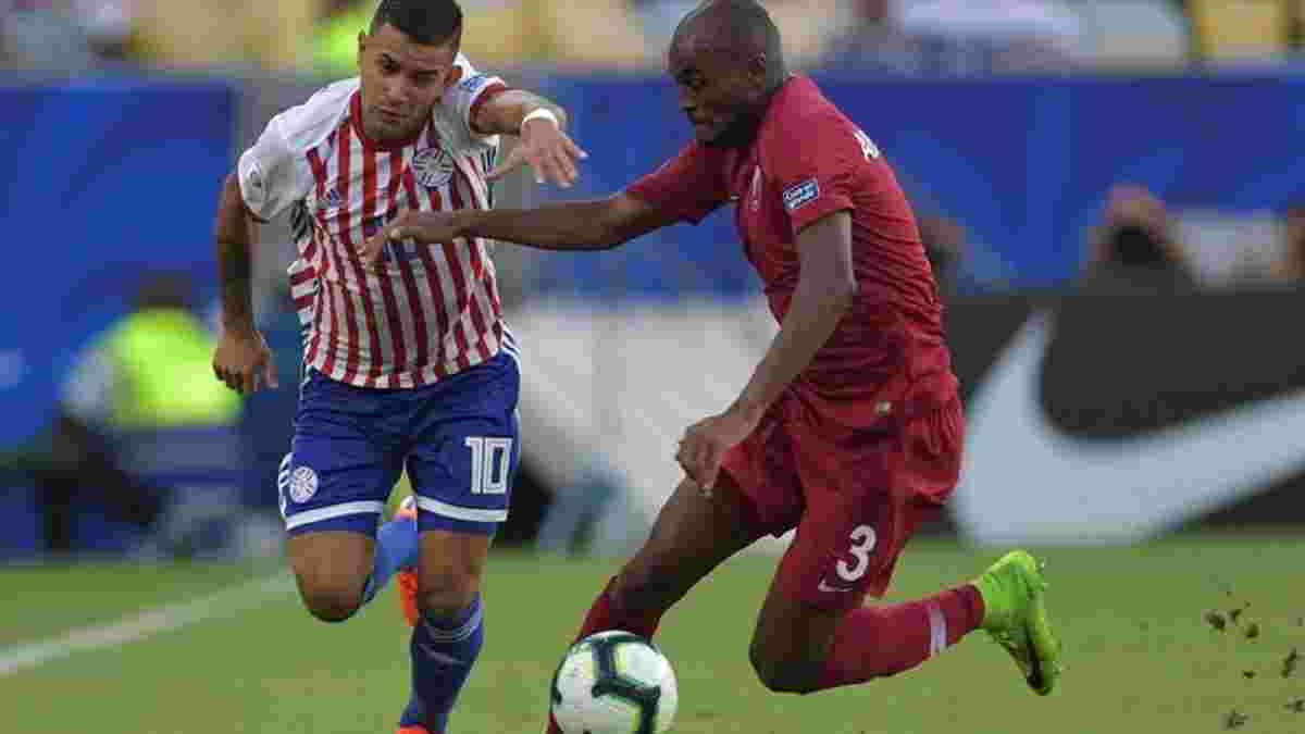 Гол Дерлиса Гонсалеса в видеообзоре матча Парагвай – Катар