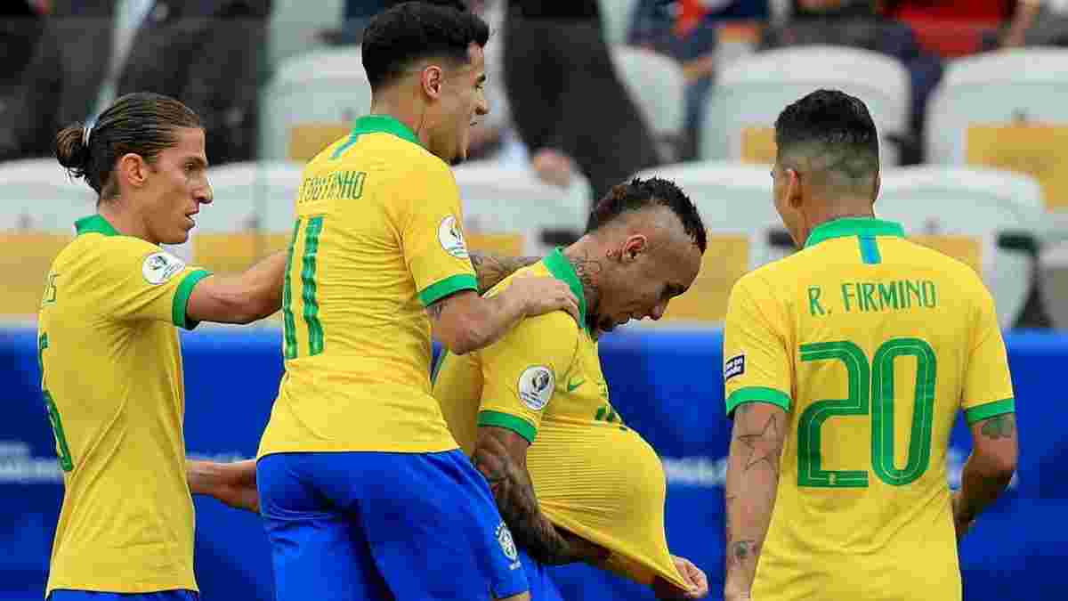 Главные новости футбола 22 июня: Бразилия вышла в плей-офф Копа Америка, Ференцварош подписал еще одного украинца
