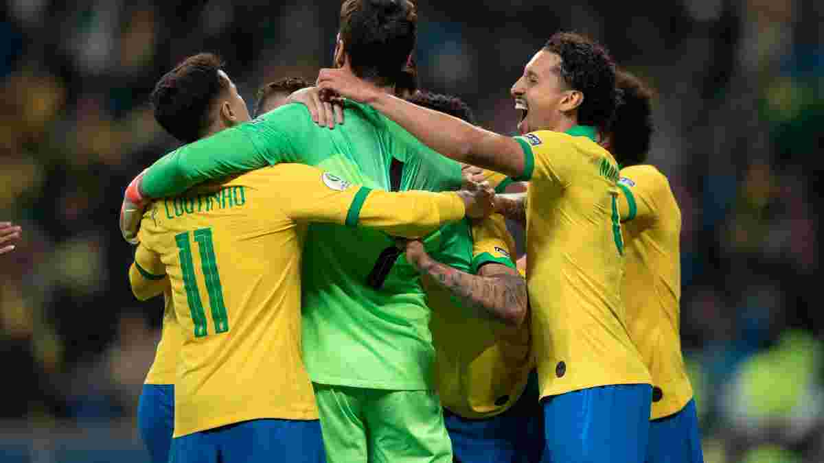 Копа Америка: Бразилия в серии пенальти победила Парагвай и вышла в полуфинал
