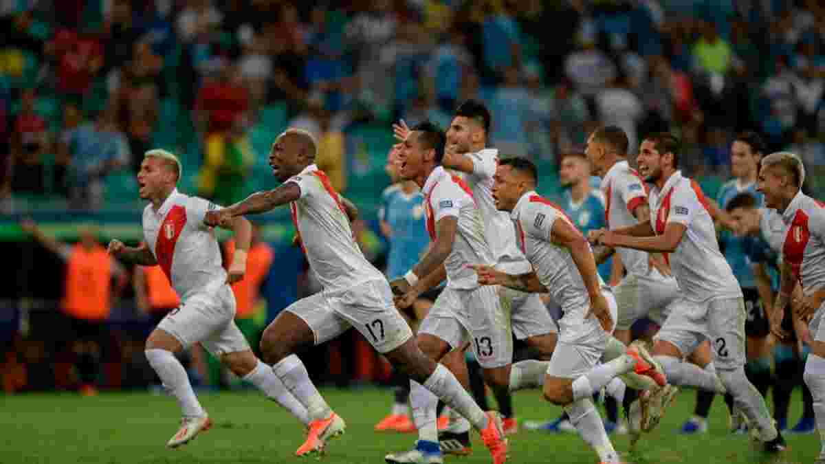 Перу пройшло Уругвай в 1/4 фіналу Копа Амеріка: невезіння "селесте", гідні півфіналу "бланкірохос" та день Гальєсе
