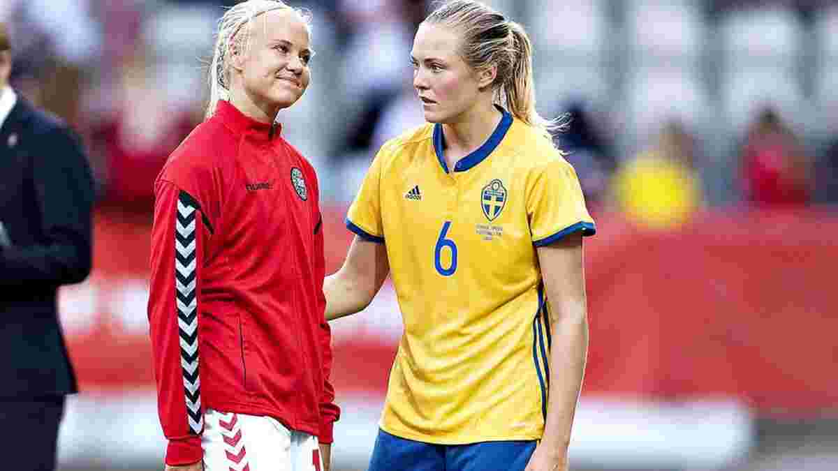 Футболистка сборной Швеции страстно поцеловала свою датскую коллегу – они оказались парой