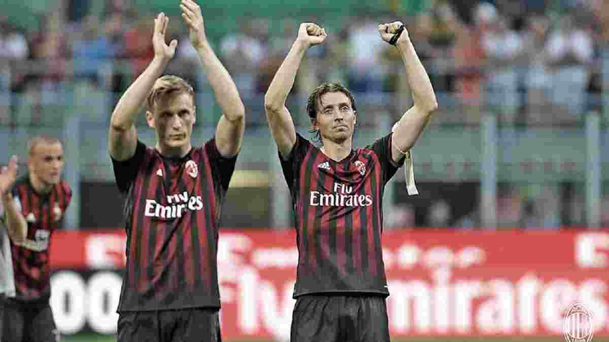 Милан попрощался сразу с пятью игроками
